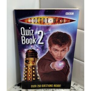 Doctor Who Quiz Book 2 Tenth Doctor David Tennant BBC Trivia Paperback‎ 2007